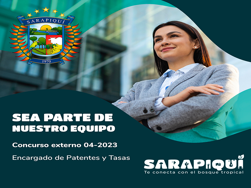 CONCURSO EXTERNO 04-2023 Encargado(a) de Patentes y Tasas