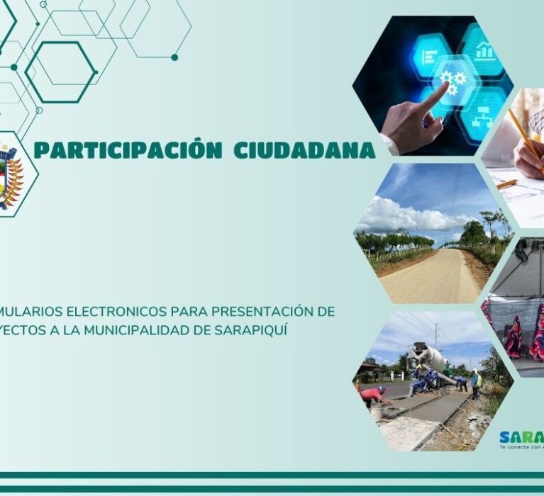 FORMULARIOS ELECTRONICOS PARA PRESENTACIÓN DE PROYECTOS A LA MUNICIPALIDAD DE SARAPIQUÍ