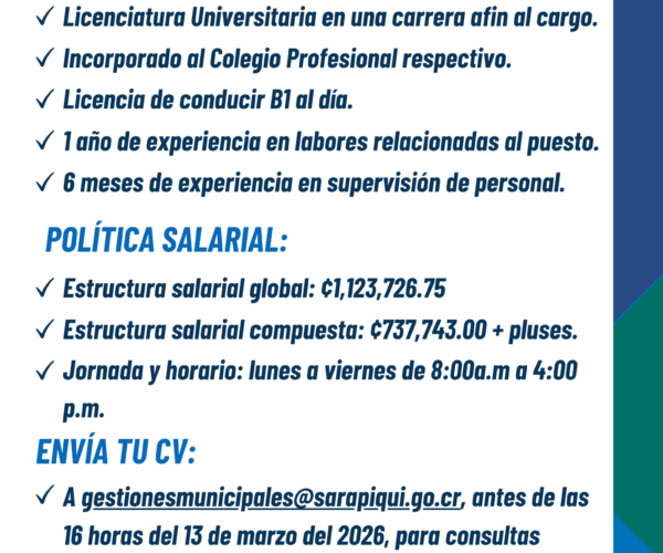 CONCURSO EXTERNO N° 01-2026