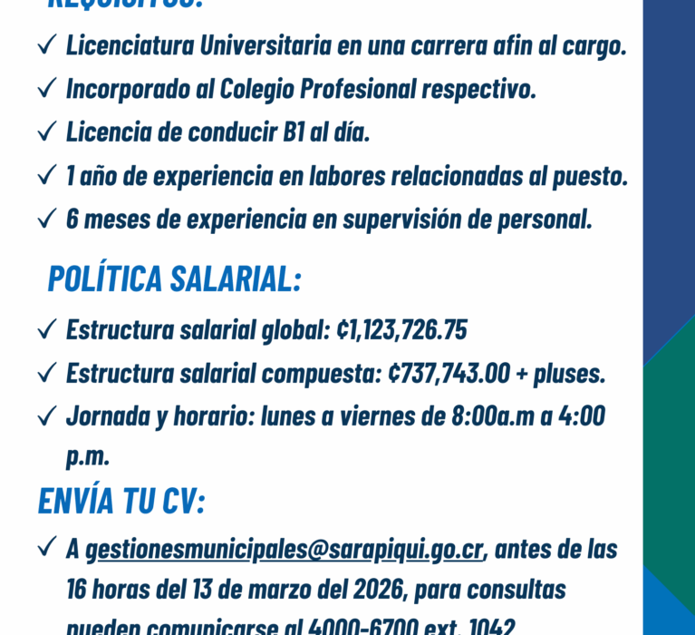 CONCURSO EXTERNO N° 01-2026