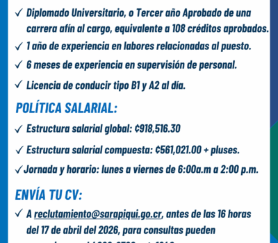 CONCURSO EXTERNO N° 05-2026
