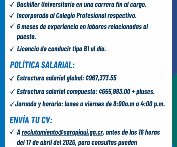 CONCURSO EXTERNO N° 07-2026