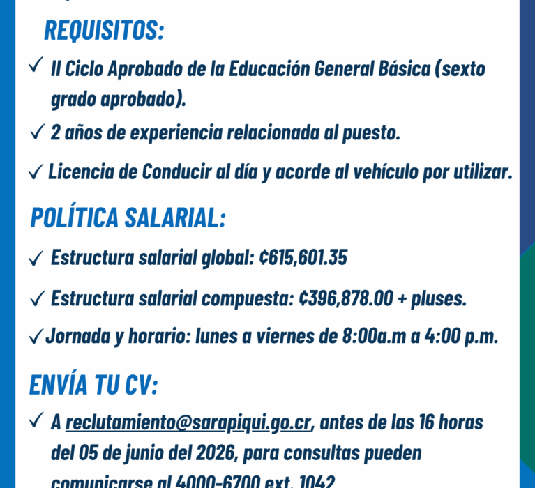 CONCURSO EXTERNO N° 08-2026