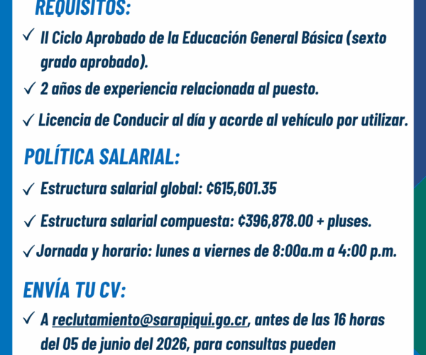 CONCURSO EXTERNO N° 09-2026