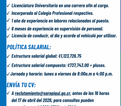 CONCURSO EXTERNO N° 10-2026