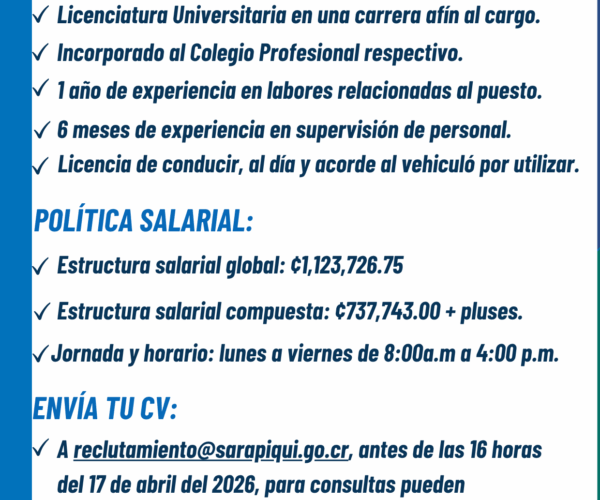 CONCURSO EXTERNO N° 10-2026