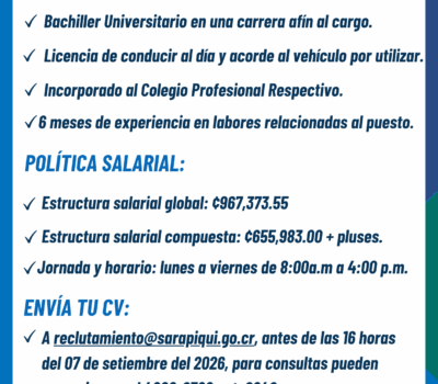 CONCURSO EXTERNO N° 13-2026