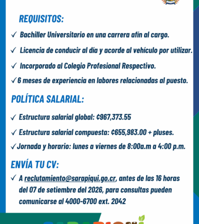 CONCURSO EXTERNO N° 13-2026