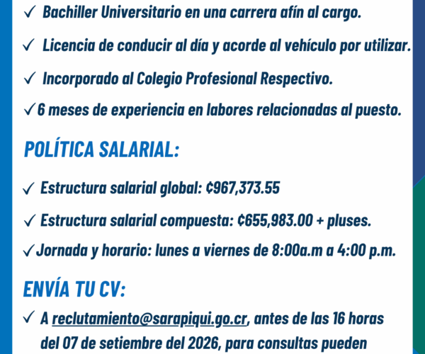 CONCURSO EXTERNO N° 13-2026