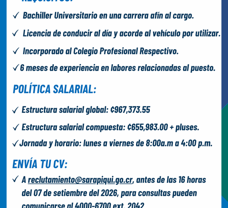 CONCURSO EXTERNO N° 13-2026